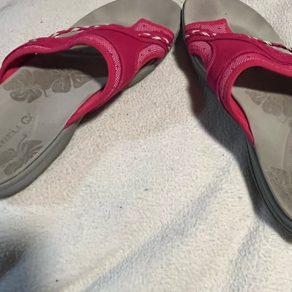 Merrell Rose Red Toe Slip in Sandals Sz 11 - Picture 8 of 10
